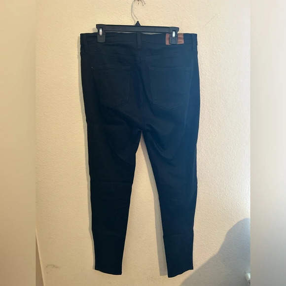 Madewell Women’s Tall 10" High-Rise Skinny Jeans Cotton Stretch Black Sz 32 - Picture 3 of 10